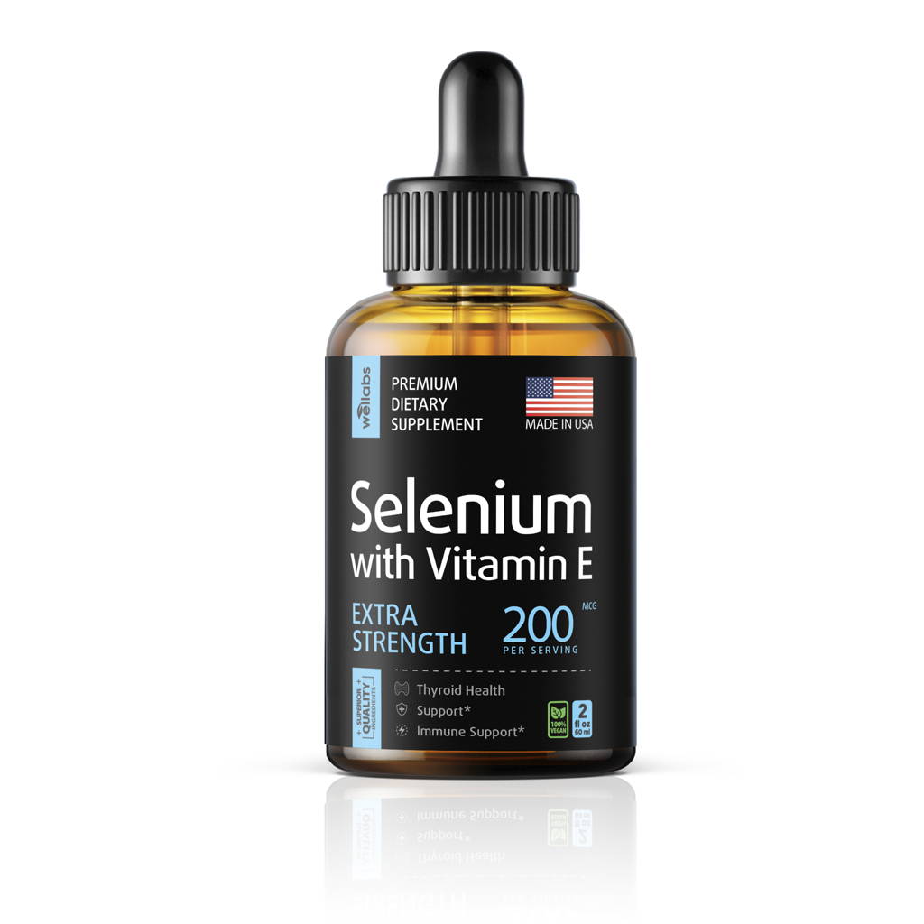 Liquid Selenium Supplement with Vitamin E — WELLABS